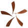 132 cm Modern Ceiling Fan with Led Light and Remote Control