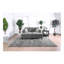 Ensemble de canapé modulaire 5 pièces en chenille gris