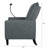 Yiran Upholstered Recliner-756292444