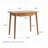 Solid Oak Wood Computer Desk with Drawer – 39.3" Home Office Writing Table