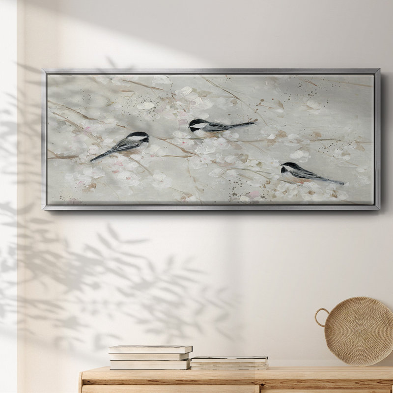 Nature's Confetti II- Framed Canvas, H 20 po x l 50 po