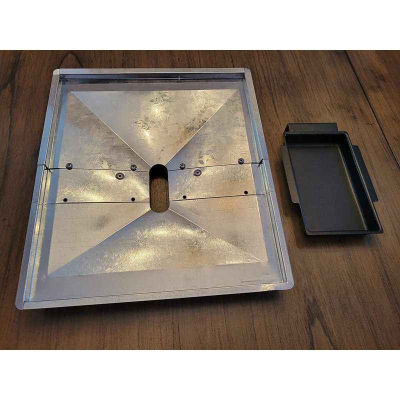 Quickflame Adjustable Grease Tray Set Replacement for Gas Grills (Width Adjusts from 12" to 17.5")