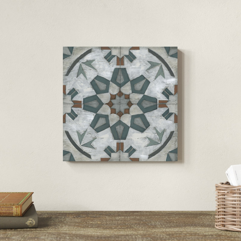 Verdigris Tile I, H 12 po x l 12 po