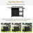 63.5" Outdoor Kitchen Island, Kitchen Storage Cart With Stainless Steel Tabletop, Waterproof Patio Serving Station For Garden, Deck, Backyard – Durable & Easy Assembly