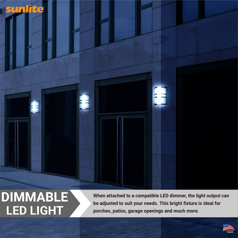 Aluminium LED Flush Mounted Sconce
