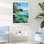 «Riehle Palm Trees Palms IV», reproduction d'art sur toile