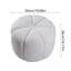 Marijan 50cm Wide Tufted Round Solid Colour Footstool Ottoman