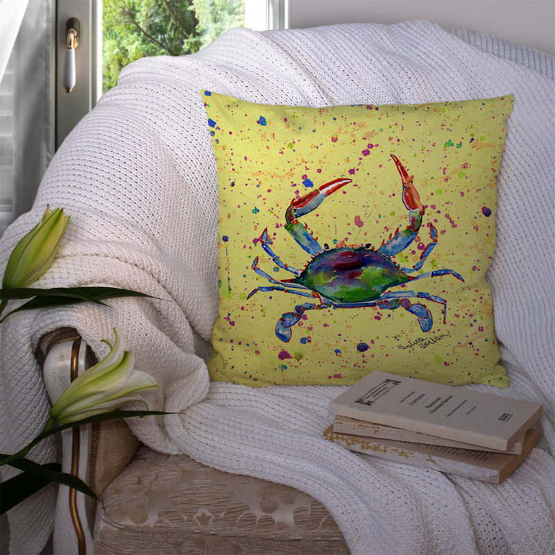 Coussin intérieur/extérieur jaune crabe