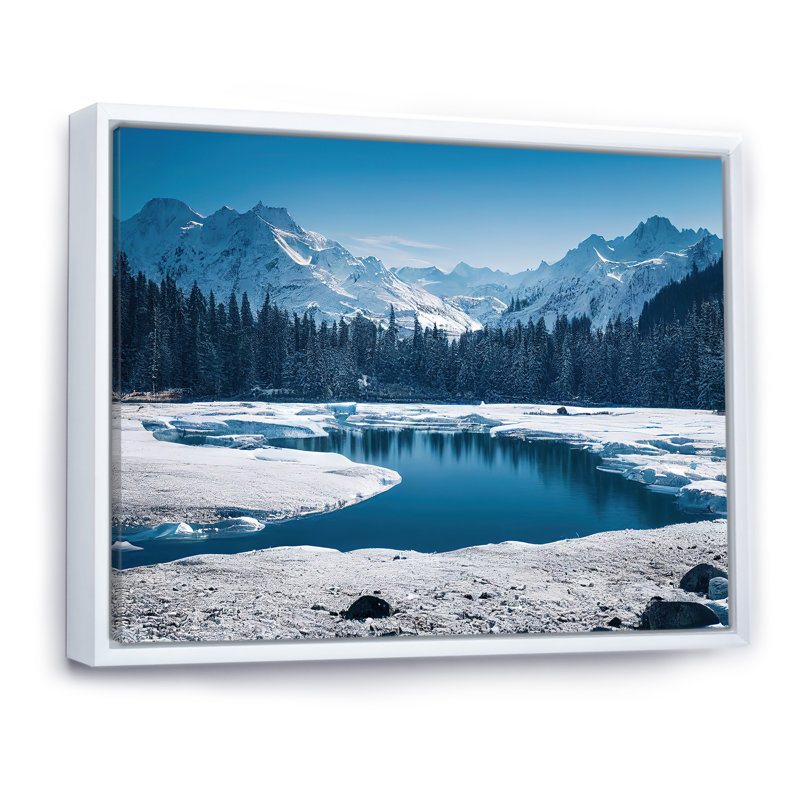 Icy Alaskan Wilderness IV, Toile blanche, H 34 po x l 44 po x P 1,5 po