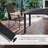 Rectangular Metal Outdoor Dining Table , 63.38'' in. W 35.23'' in. D-2039630635