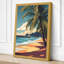 Tropical Beach Retreat Coastal - Wrapped Canvas-423461519-423461525