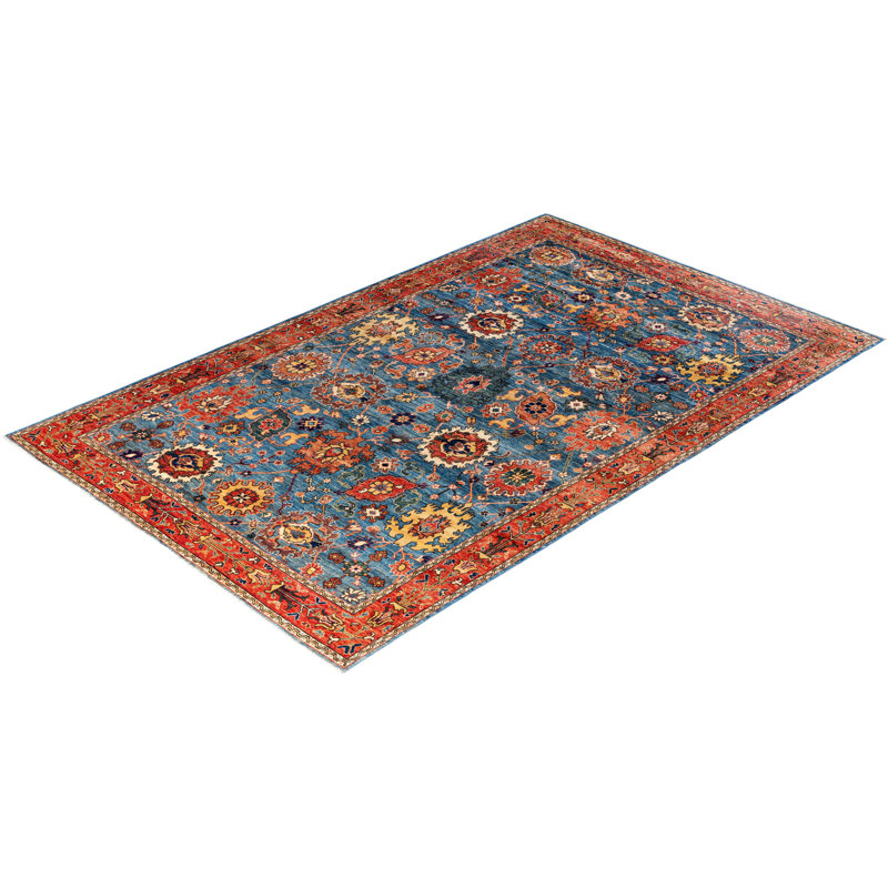 Serapi One-of-a-Kind 5' 11" X 9' 3" Hand Knotted Area Rug