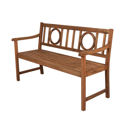 Wooden Garden Bench by Red Barrel Studio