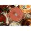 Bloomhouse 7 Qt Cast Iron Dutch Oven w/ Lid, European Enamel, & Walnut Wood Trivet - Oat White-490643242