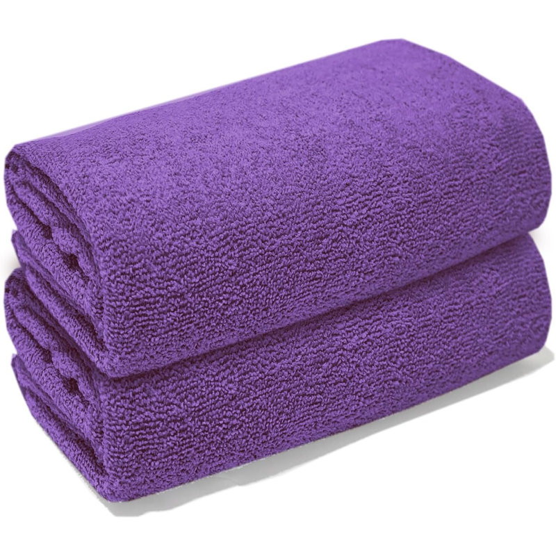 Microfiber Fast Drying Bath sheet, 2, Purple