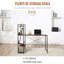 Buskerud Metal Base Computer Desk-1268306161