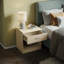 Wardrobe with Chest of Drawers and Bedside Table, Bedroom Set-1421425810
