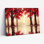 Arbres rouges d'automne, reproduction de peinture à l'huile sur toile, art mural pour salon, chambre à coucher, décoration intérieure