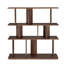 Irregular Solid Wood Geometric Bookcase-1551086715