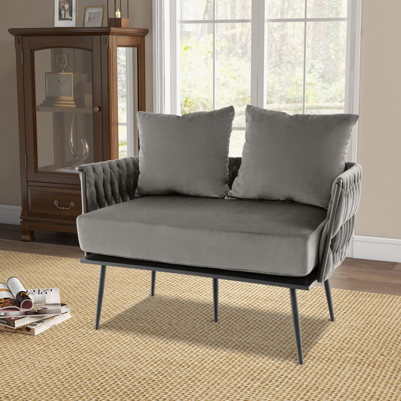 Ugarte 2 Seater Velvet Loveseat