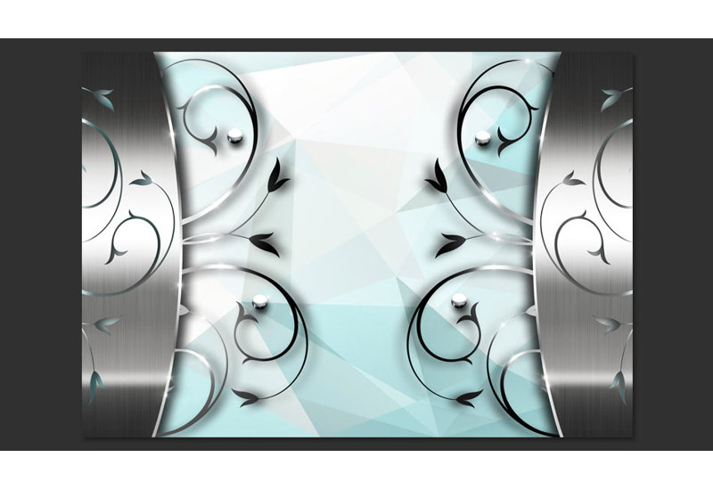Silver Gate 2.80m x 400cm Wallpaper, 300 cm x 210 cm