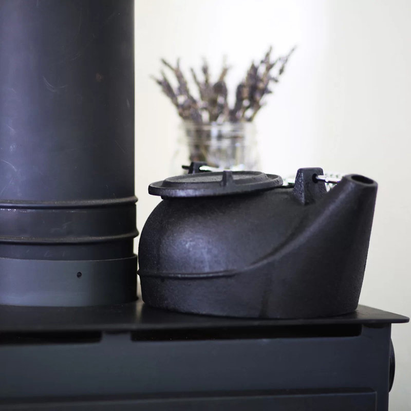 Cuiseur à vapeur US Stove, peint en noir