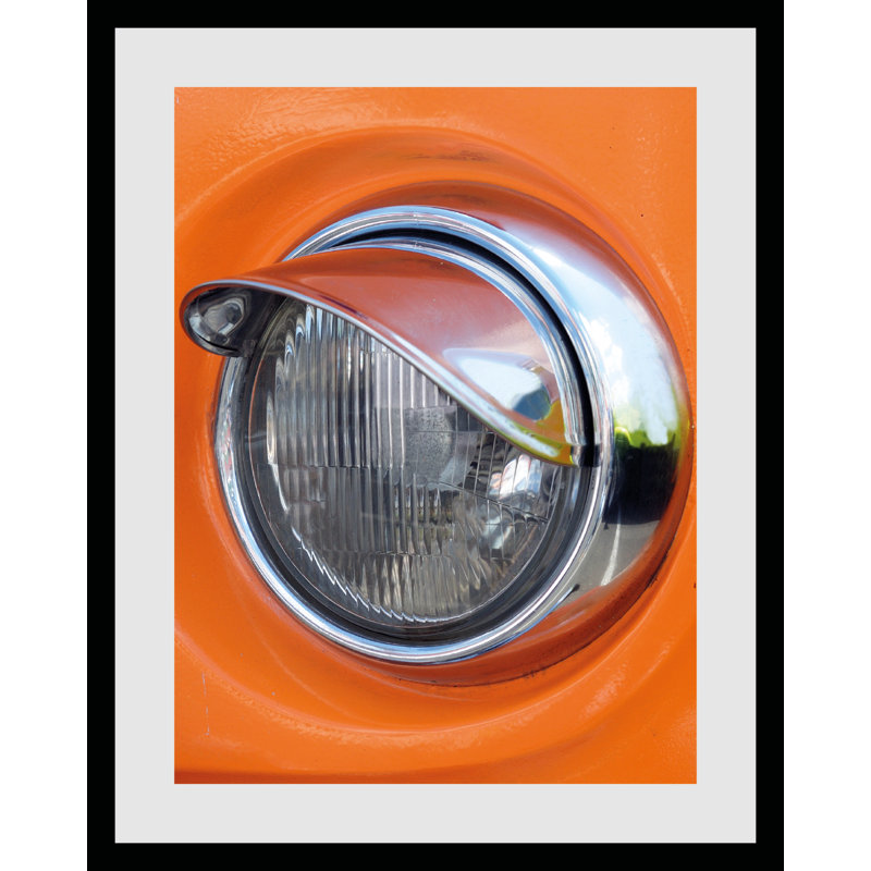 Car Headlight - Single Picture Frame Print