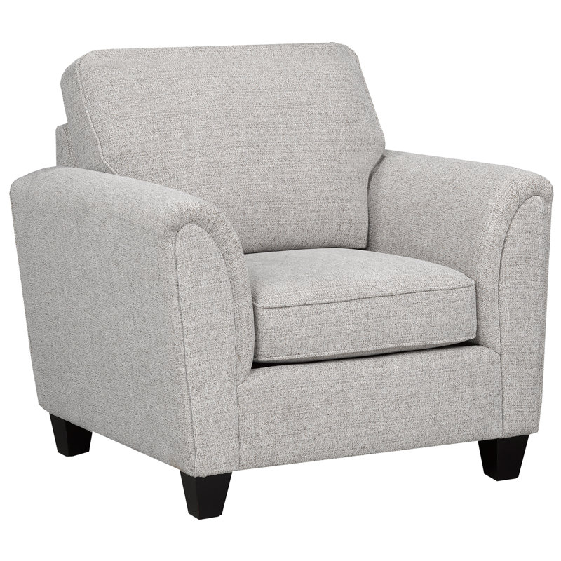 Chaise en tissu Belknap, gris, Gris