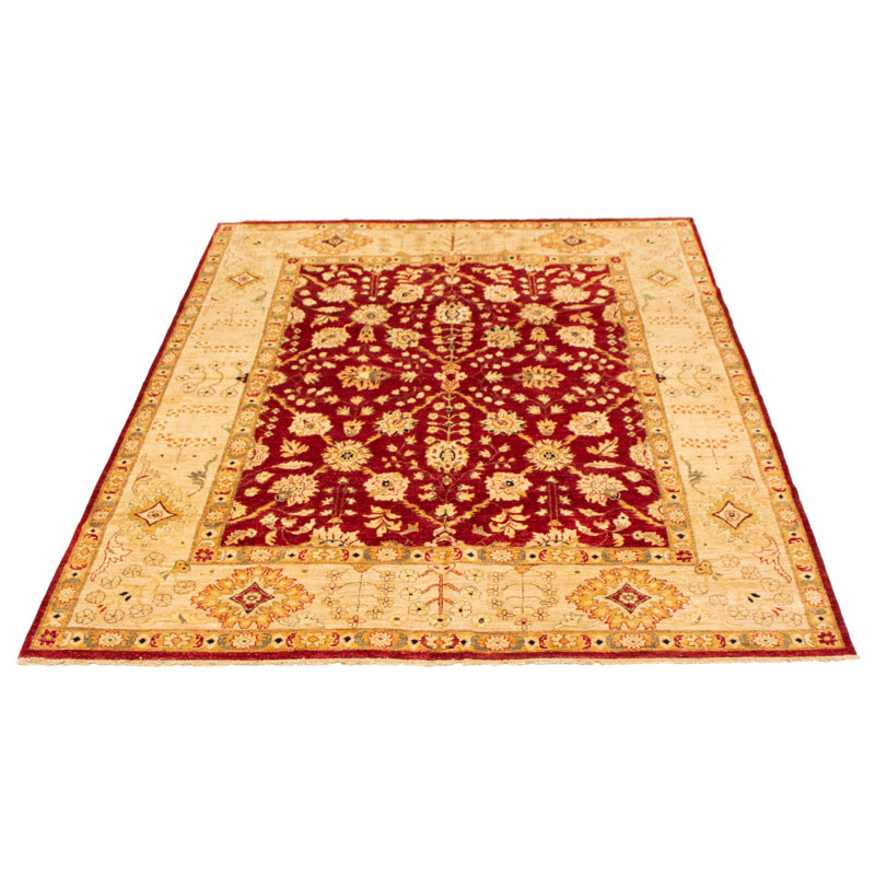 Tapis rouge foncé Vo Finest 8 pi 0 po x 10 pi 3 po