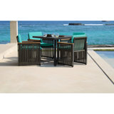Horizon Outdoor 5 - Piece Dining Set with Cushions