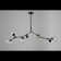 Chilcott 7 - Light Dimmable Sputnik Modern Linear Chandelier