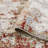 Holly Transitional Abstract Durable Performance Orange/Gray Area Rug-2079076446