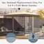 Filet de remplacement en filet pour les abris de patio et les tentes-1632608509-1632608508