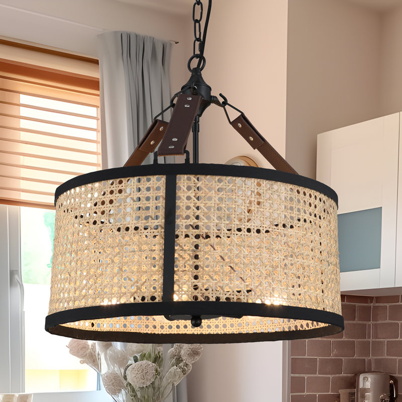 Adein 4 - Light Dimmable Drum Chandelier
