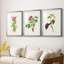 «Pretty Pink Botanicals IV», reproduction encadrée sur mesure de qualité supérieure - 3 pièces-1740035583-1740035574