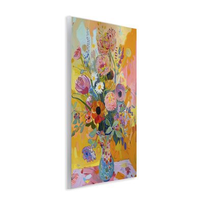  Art lumineux sur plaque au bouquet de couleurs vives par LSR Design Studio