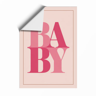Baby Bold Typography - Print