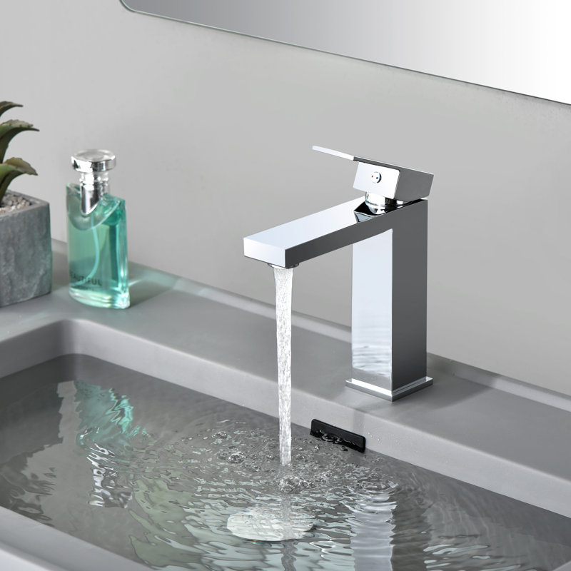 Laurine Mono Basin Mixer, Silver