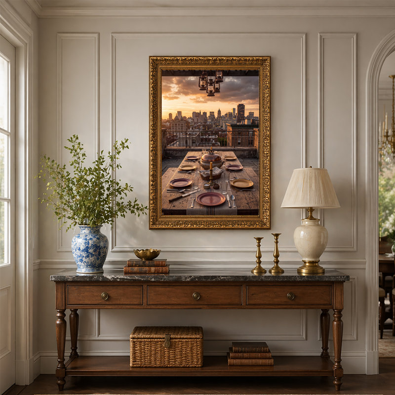 Art mural sur toile Rustic, H 30 po x l 20 po