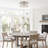 Alixandra 2-Light Flush Mount Hammered Glass Ceiling Light with Metal Frame-466322102
