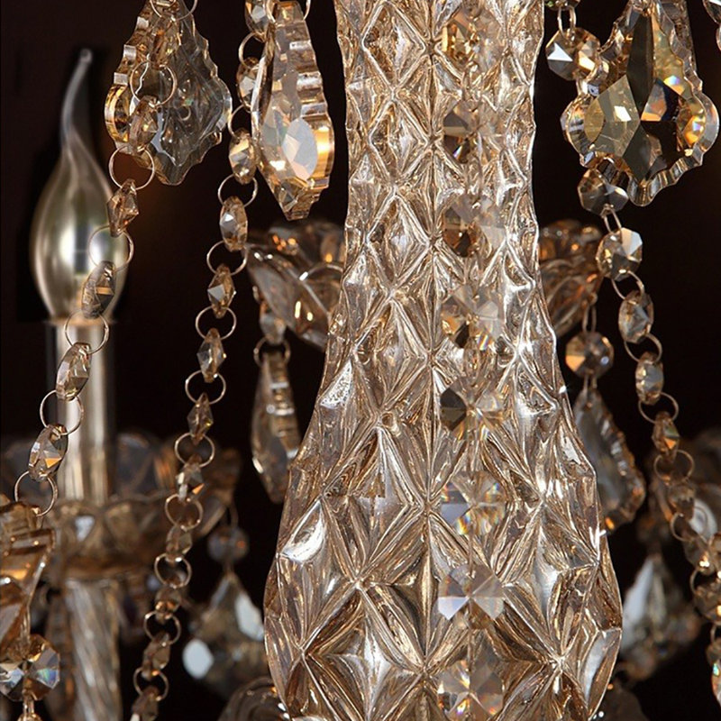Aldridge Crystal Chandelier, 80cm H x 86cm W x 60cm D