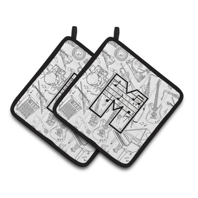 Note de musique Potholder
