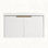 36" Wall Mounted Bathroom Vanity with Resin Sink & 2 Soft-Close Doors (KD-Packing)