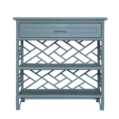 Chippendale End Table with Storage