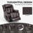 Dual Motor Infinite Position Up To 350 LBS Electric Medium Size Brown Power Lift Recliner Chair With 8-Point Vibration Massage And Lumbar Heating-914670853