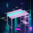 Gaming Desk With Led Lights, Home Office Desk With Recessed Power Outlet, Computer Desk With Spacious Shelves, Reversible Gamer Desk Table With Adjustable Monitor Stand & Headphone Hook-499926746