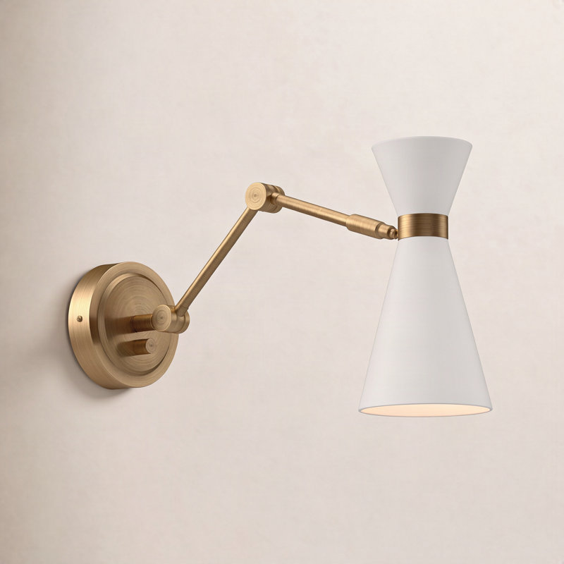 Jorgie Dimmable Bath Sconce, White