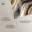 Ensemble de décorations murales « Geode » avec cadres-cadres abstraits noir et or par Art Remedy, cadre blanc, 16 x 24-1103068324-1103068334