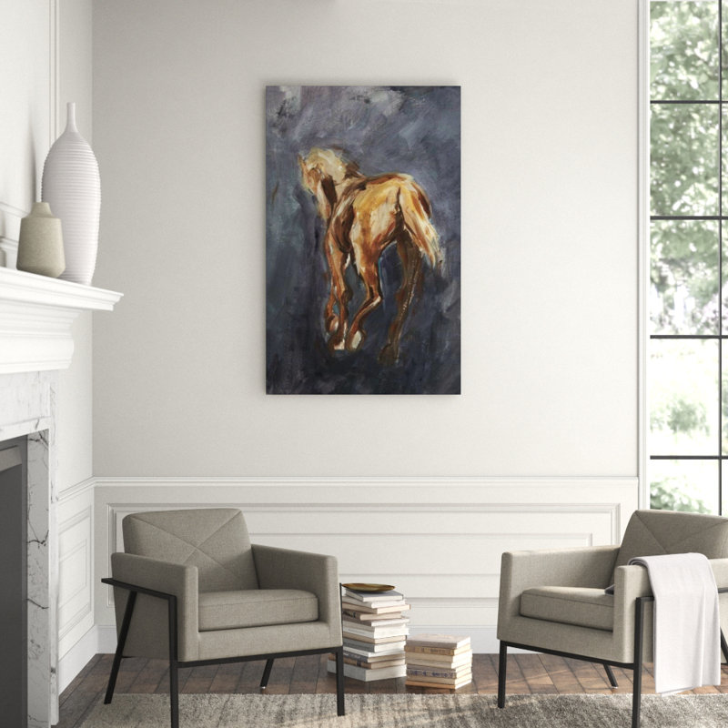 Midnight Storm II Print by Elena Carlie, Glass Coat, 74" H x 47" W