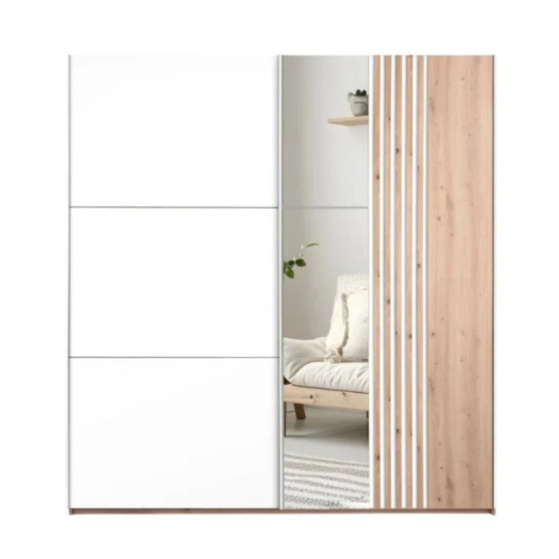 Manufactured Wood Wardrobe, Oak Wotan